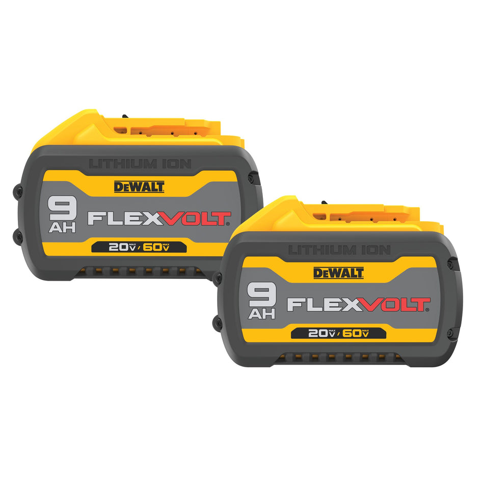 DEWALT DCB609-2, 20V/60V MAX FLEXVOLT Twin Battery (9.0Ah)