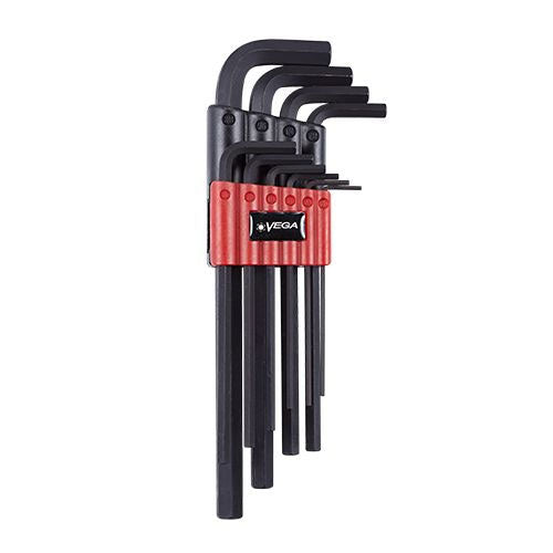 Vega HL10A, 10 pc Hex L-Key Set - SAE (Long)