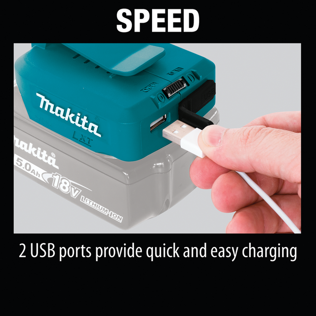 Makita ADP05, 14.4/18V USB Power Source Adapter ADP05