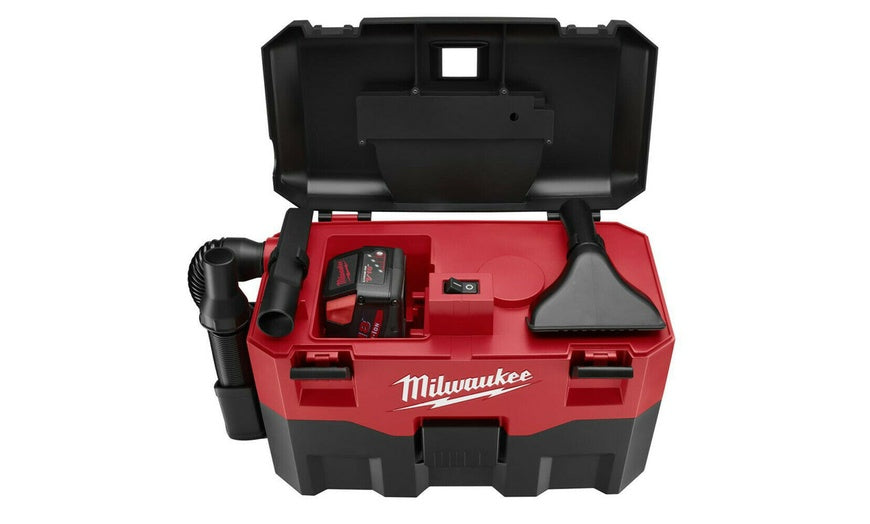 Milwaukee 0880-22, M18 Cordless Wet/Dry Vacuum (5.0Ah)