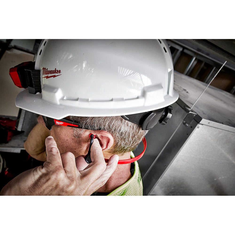 Milwaukee 48-73-4227, 2 Layer Face Mask, Red (1/pkg)