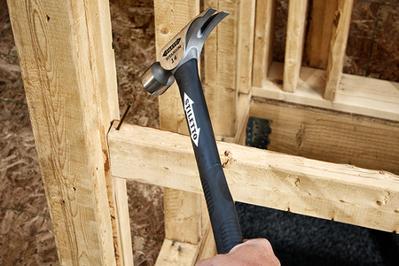 Stiletto TI14MC-F, 14 OZ. TITANIUM MILLED FACE / 16" HYBRID FIBERGLASS HANDLE