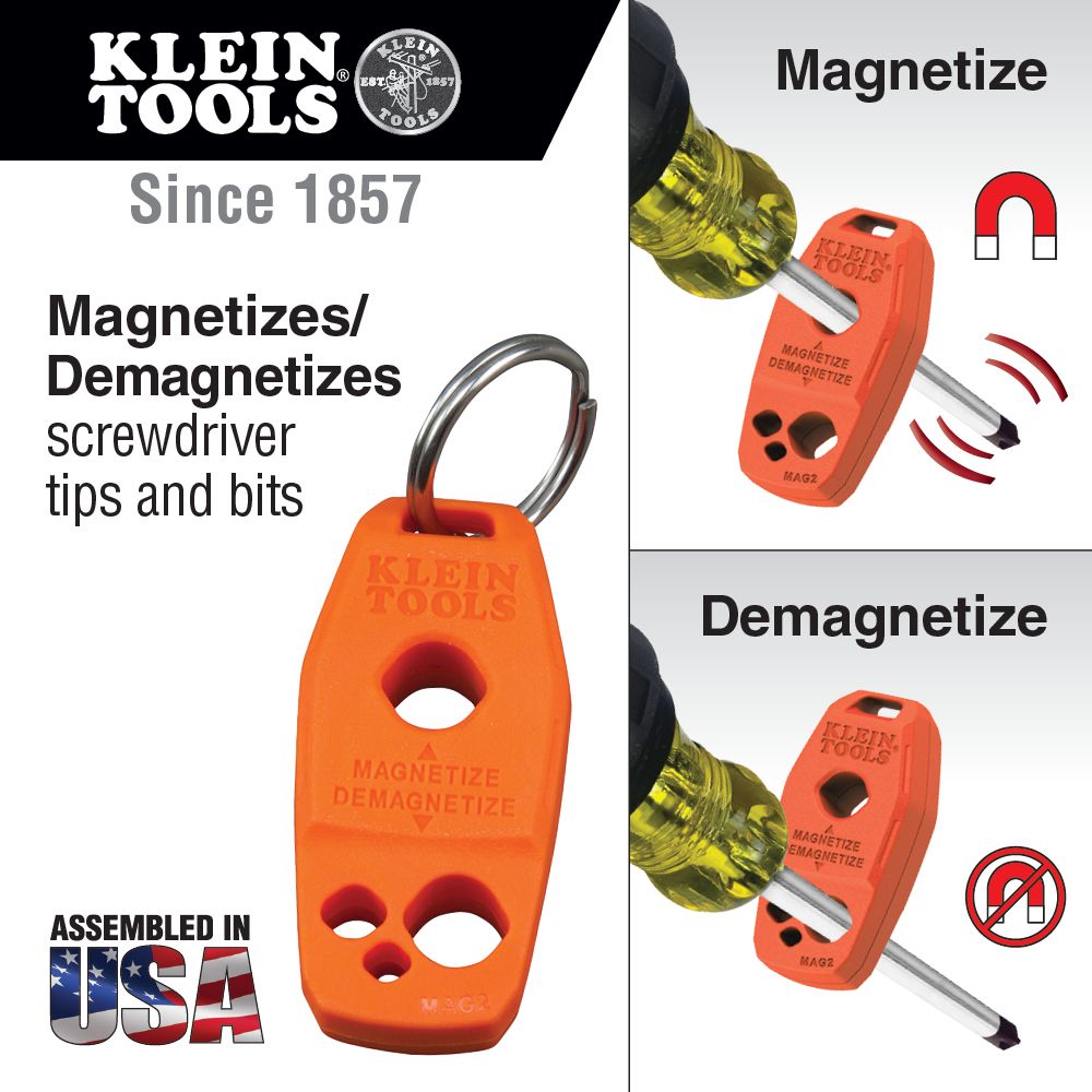 Klein Tools MAG2, Magnetizer / Demagnetizer