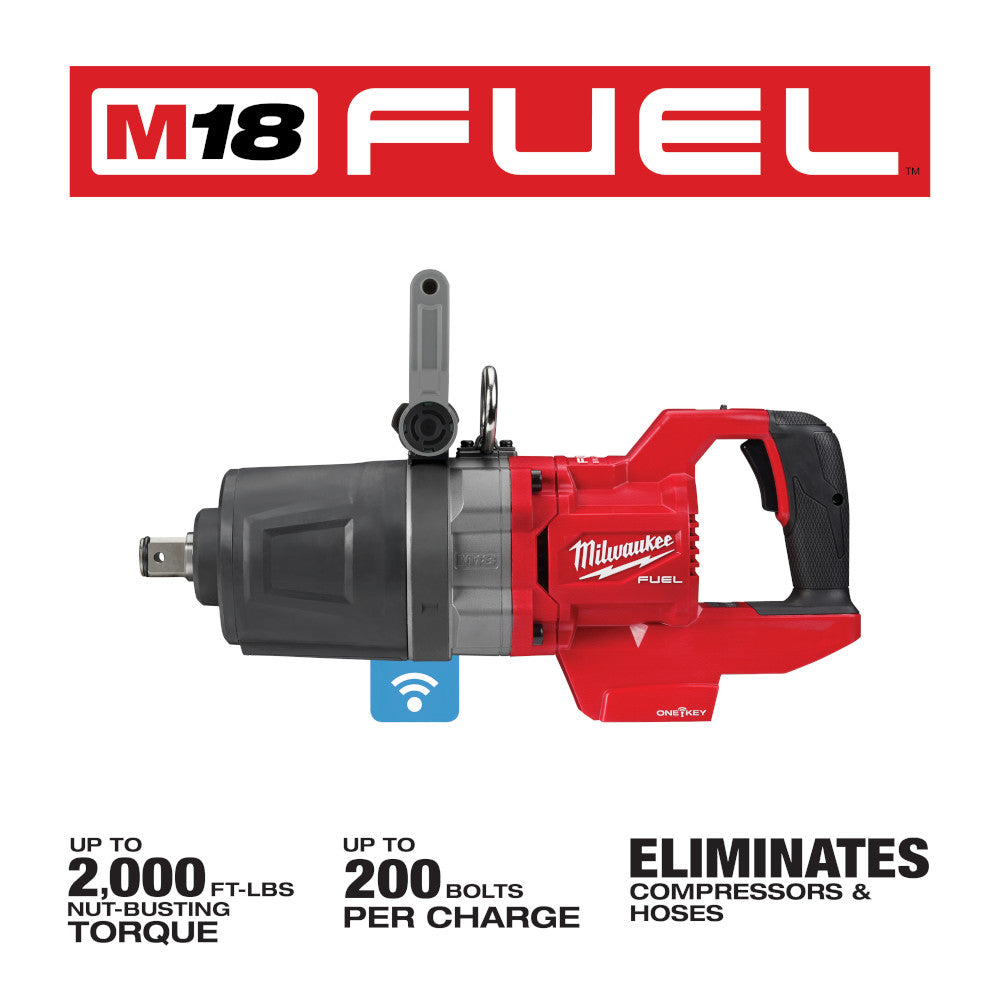 Milwaukee 2868-20, M18 FUEL 1" D-Handle High Torque Impact Wrench (Tool Only)