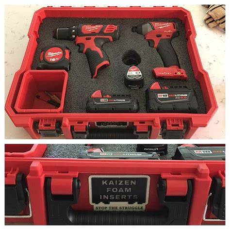 Kaizen 8422-57-BR, Kaizen Insert for Milwaukee Compact Tool Box