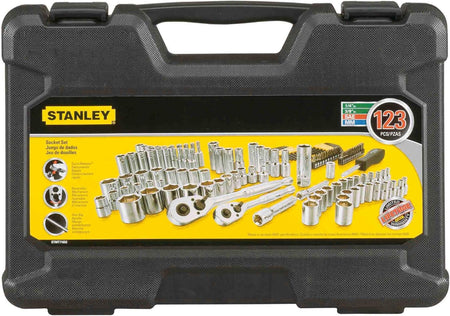 Stanley STMT71652,  1/4 in & 3/8 in Drive Mechanic Tool Set (123 pc)