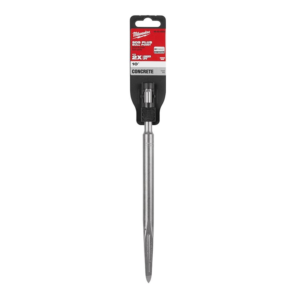 Milwaukee 48-62-6050, SDS-PLUS Sledge 10'' Bull Point Chisel