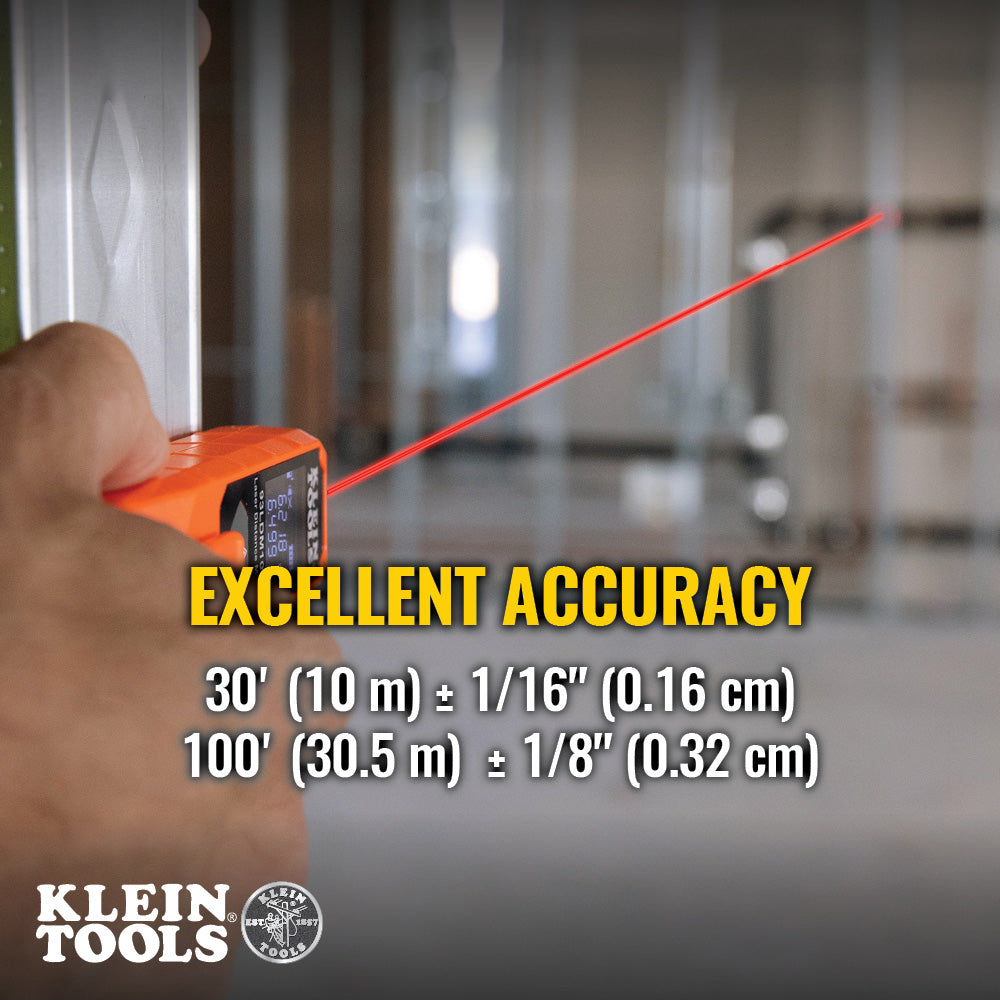 Klein Tools 93LDM100C, Compact Laser Distance Measure