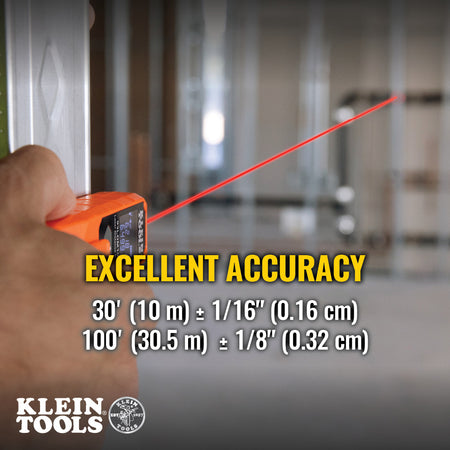 Klein Tools 93LDM100C, Compact Laser Distance Measure