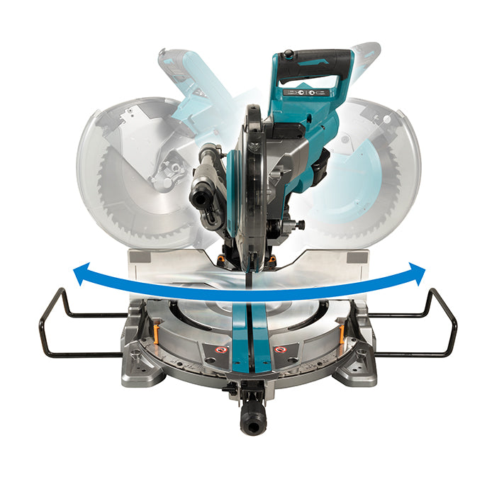 Makita LS004GZ, 40V MAX XGT Li-Ion 10" Dual Compound Sliding Miter Saw with AWS (Tool Only)