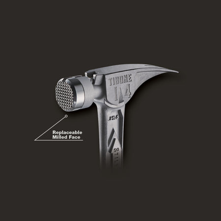 Stiletto TIB14RMC, STILETTO® TIBONE™ 14oz Milled Titanium Framing Hammer