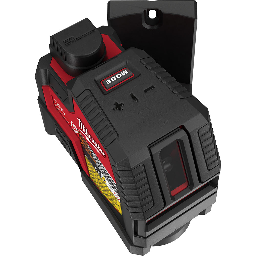 Milwaukee 3521-21, USB Rechargeable Green Cross Line Laser