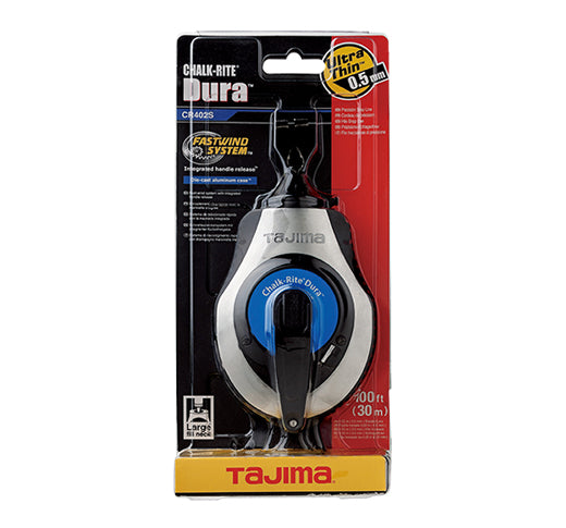 Tajima CR402S, Chalk-Rite® Dura, Ultra-Thin, 0.5mm chalk snap line with Integrated Handle Release