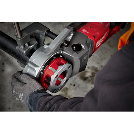 Milwaukee 48-36-1060, 1/2"-2" HIGH SPEED NPT Portable Pipe Threading Forged Aluminum Die Head Kit