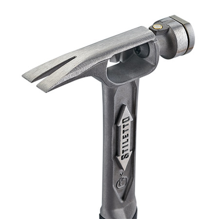 Stiletto TRMB-RS, TRIMBONE Titanium Finish Hammer Replacement Smooth Face