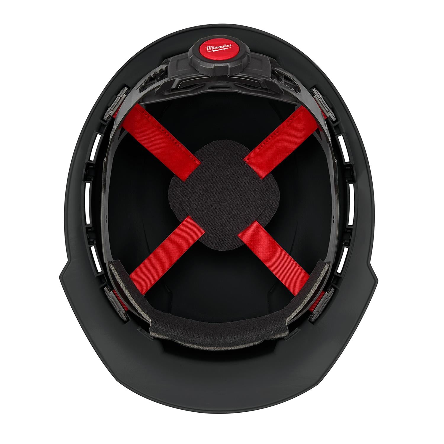 Milwaukee 48-73-1210, BOLT Black Type 1 Class C Front Brim Vented Hard Hat with 4-Point Ratcheting Suspension