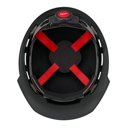 Milwaukee 48-73-1210, BOLT Black Type 1 Class C Front Brim Vented Hard Hat with 4-Point Ratcheting Suspension