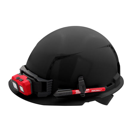 Milwaukee 48-73-1210, BOLT Black Type 1 Class C Front Brim Vented Hard Hat with 4-Point Ratcheting Suspension