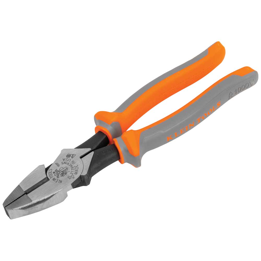 Klein Tools 2139NERINS, Insulated Pliers, Side Cutters, 9-Inch
