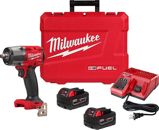 Milwaukee 2962-22R, M18 FUEL™ 1/2 " Mid-Torque Impact Wrench w/ Friction Ring Kit