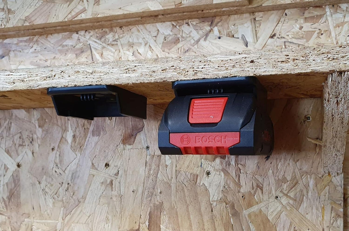 StealthMounts BM-BO18-5-6, Bosch Battery Mounts (6 Pack) - Dark Blue