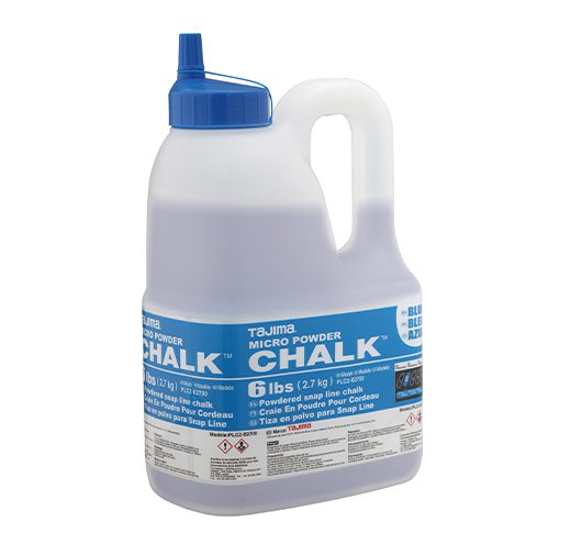 Tajima PLC2-B2700, Micro Chalk, ultra-fine chalk, blue, easy-fill nozzle, 6lbs. / 2.7 kg