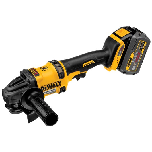 DEWALT DCG414T1, 60V MAX FLEXVOLT 4-1/2'' - 6'' Grinder w/Kickback Brake Kit (1 Battery)