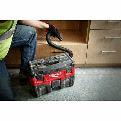 Milwaukee 0880-22, M18 Cordless Wet/Dry Vacuum (5.0Ah)