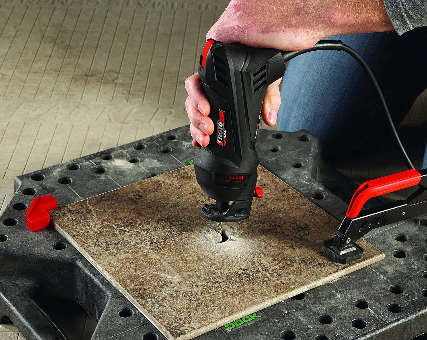 RotoZip SS355-10CAN, RotoSaw 5.5 Amp Corded Spiral Cut-Out Tool