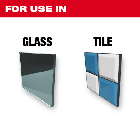 Milwaukee 48-20-8988, 4 pc Glass and Tile Bit Set