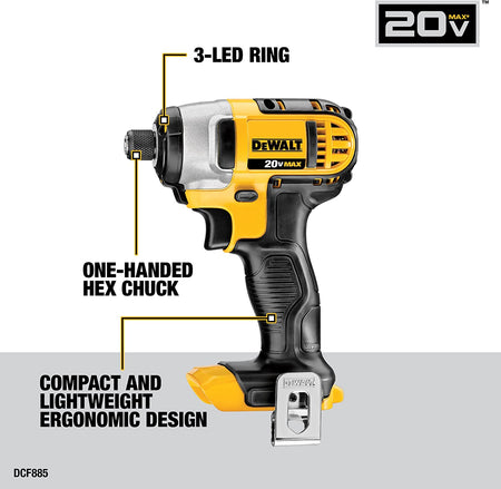 DEWALT DCK421D2, 20V MAX 4-Tool Combo Kit (2.0 Ah)