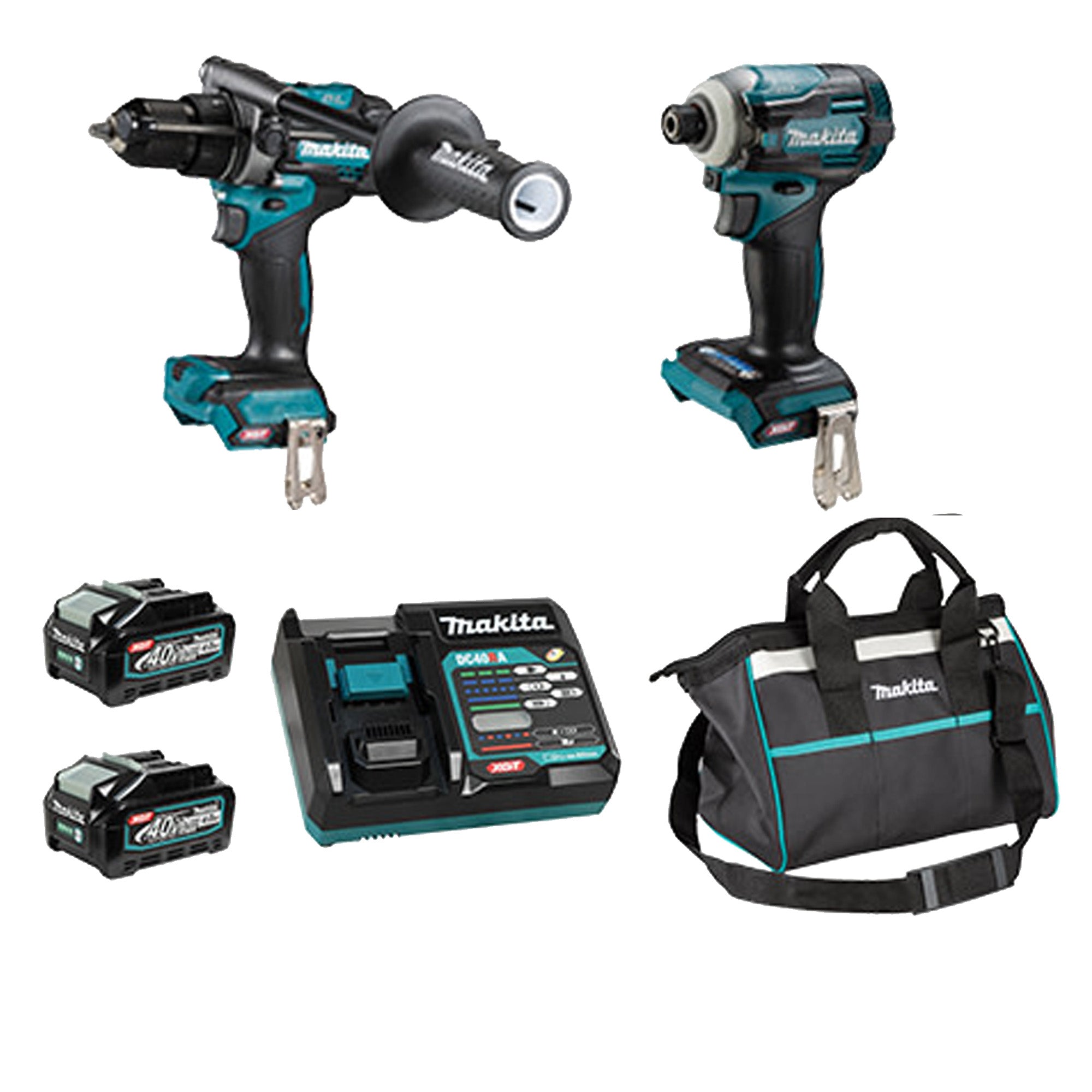 Makita DK0114G203, XGT 40V MAX Li-Ion Brushless 2 Piece Combo Kit