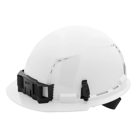 Milwaukee 48-73-1200, BOLTâ„¢ White Front Brim Vented Hard Hat w/4pt Ratcheting Suspension (USA) - Type 1, Class C
