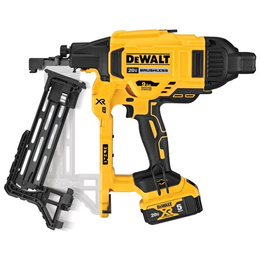 DEWALT DCFS950P2, 20V MAX Cordless Fencing Stapler Kit