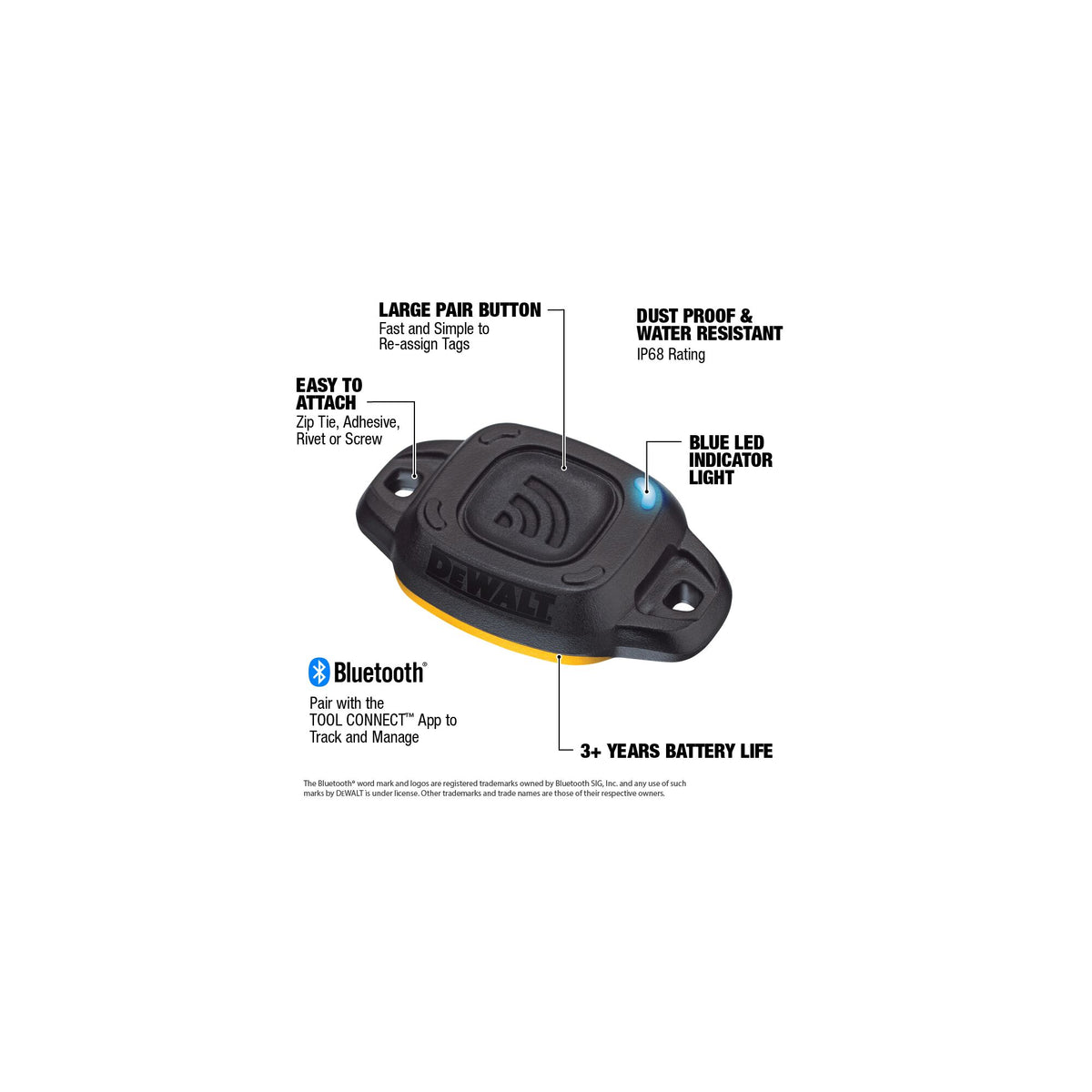 DEWALT DCE041, Tool Connect Tag (Single)