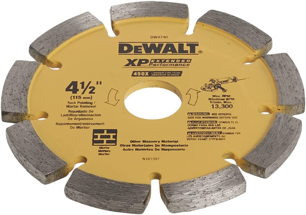 DEWALT DW4710, 4'' Tuck Point Blade