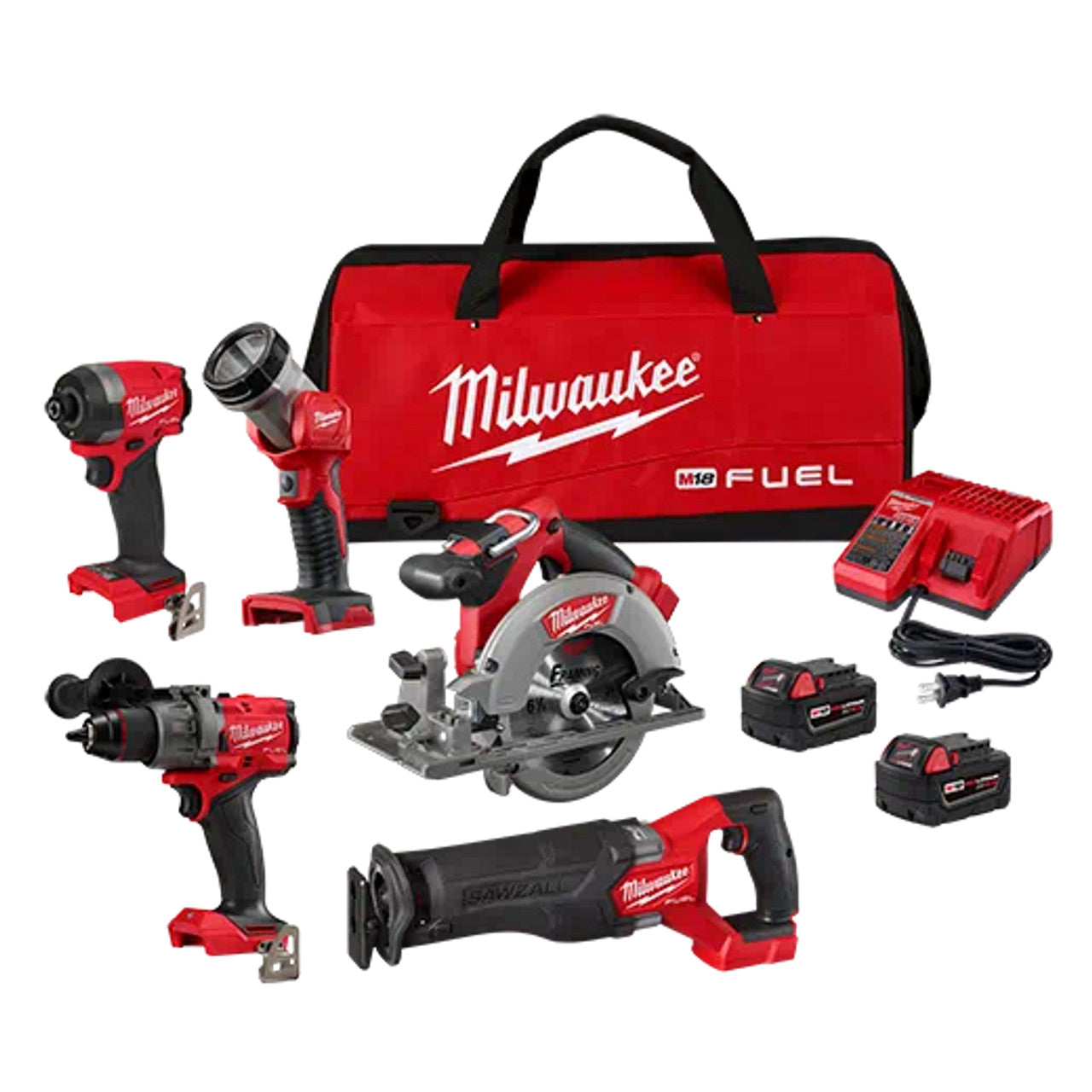 Milwaukee 3697-25, M18 FUEL™ 5-Tool Combo Kit