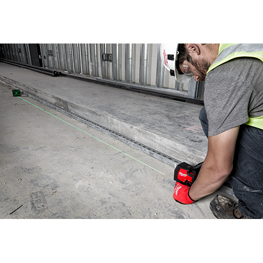 Milwaukee 3421, Green Cross Line Laser
