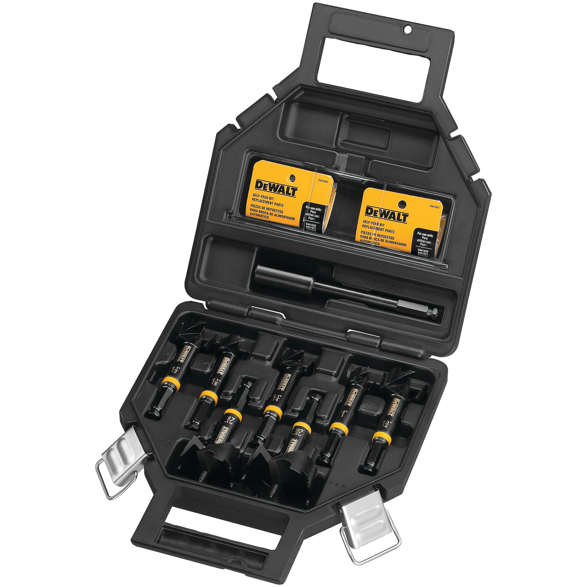 DEWALT DW1649, 8-Pc. Self-Feed Wood Drill Kit