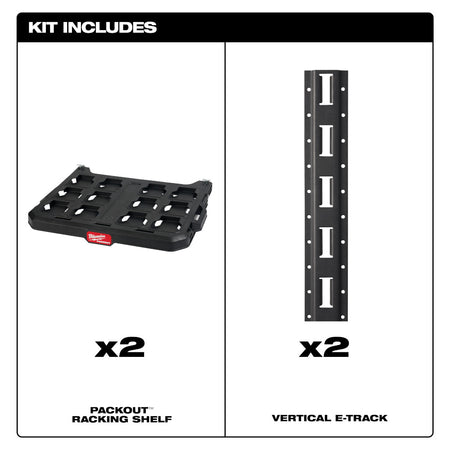 Milwaukee 48-22-8480, PACKOUT Racking Kit