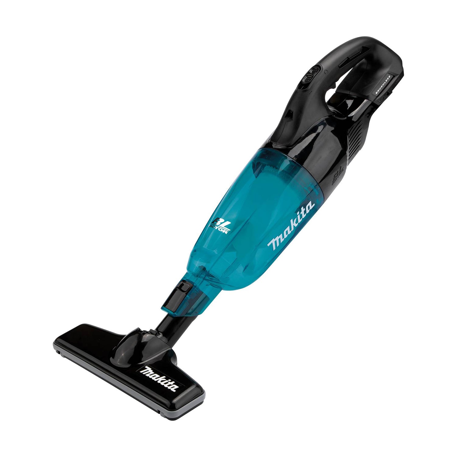 Makita DCL280FZB, 18V LXT Brushless Vacuum Cleaner, Black/Teal (Tool Only)