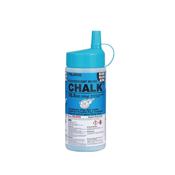 Tajima PLC2-FB300, Micro Chalk, ultra-fine chalk, fluorescent blue, easy-fill nozzle, 300g / 10.5 oz.