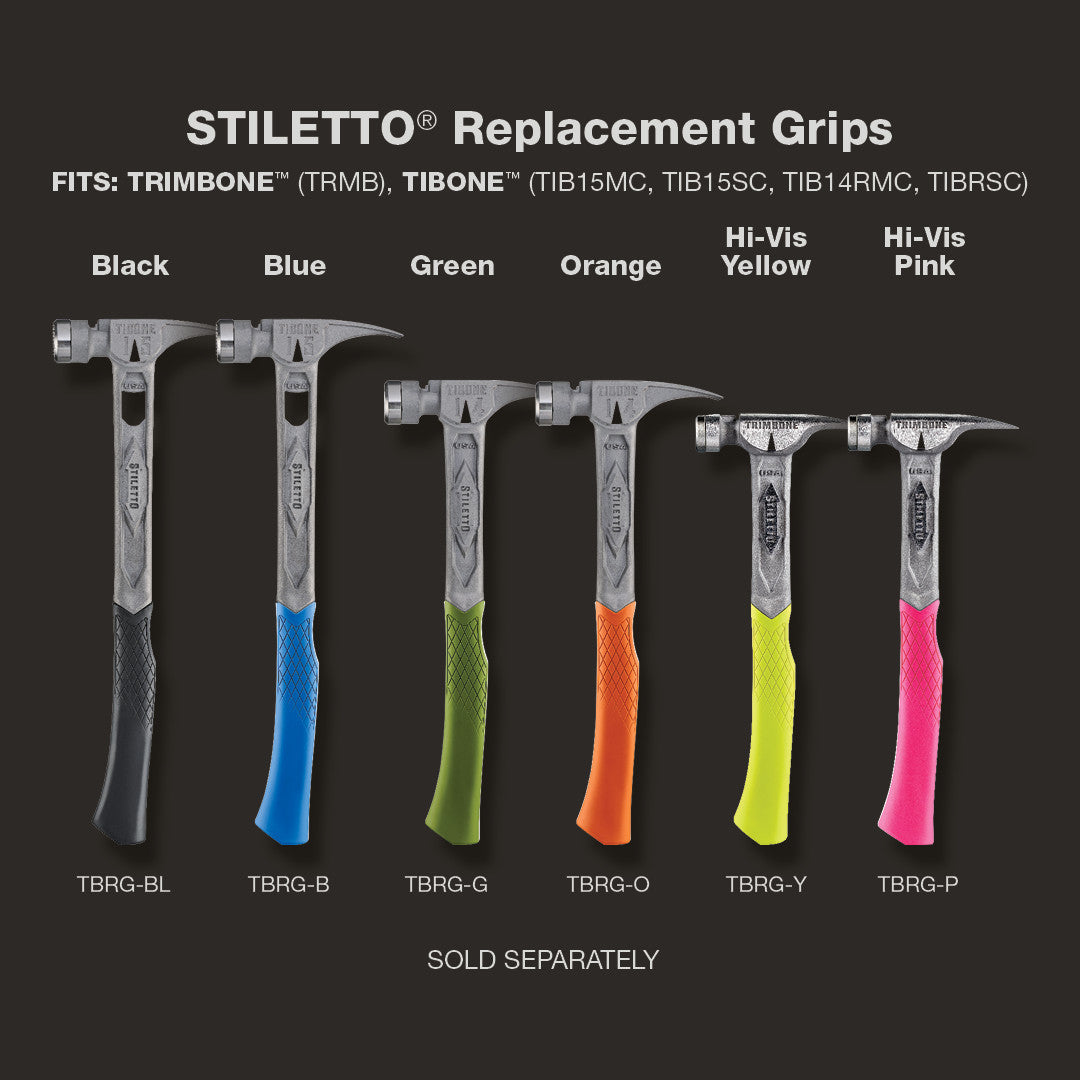 Stiletto TBRG-Y, STILETTO® Hi-Vis Yellow Replacement Grip