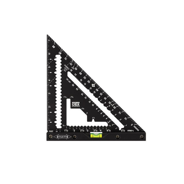 Stiletto STSQ7-L, 7" Carpenter Square with Level