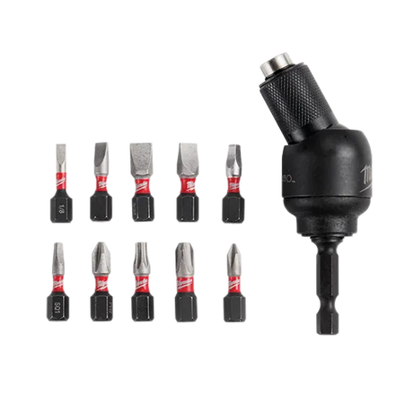 Milwaukee 48-32-2301, SHOCKWAVE™ 30° KNUCKLE™ Pivoting Bit Holder -11PC