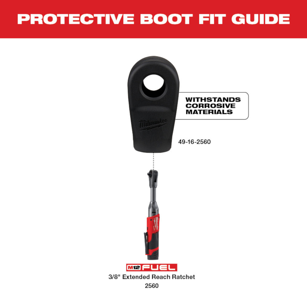 Milwaukee 49-16-2564, M12 FUEL Right Angle Impact Wrench Protective Boot