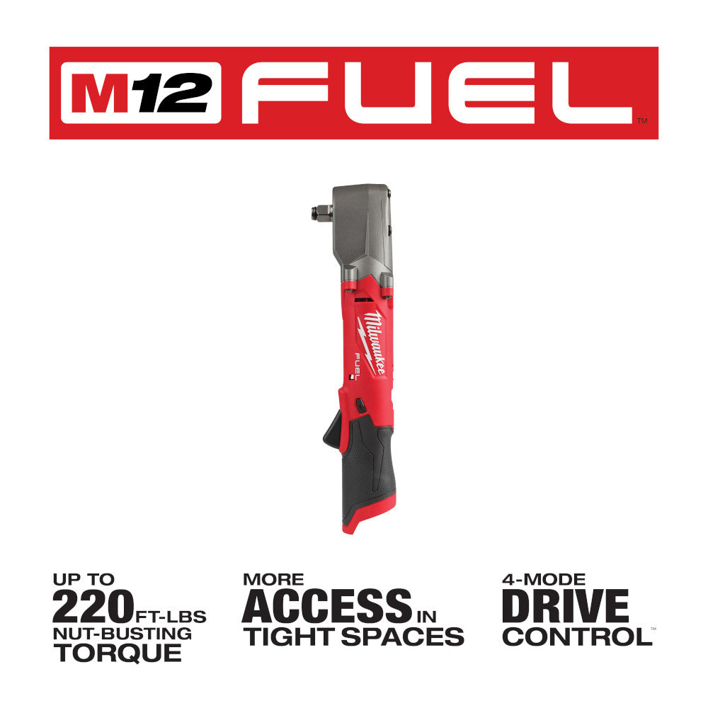 Milwaukee 2565-20, M12 FUEL 1/2" Right Angle Impact Wrench (Tool Only)