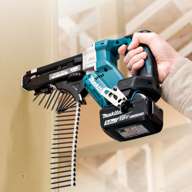 Makita DFR551ZX1, 18V LXT Brushless Cordless 2-3/16" Autofeed Screwdriver w/XPT (Tool Only)