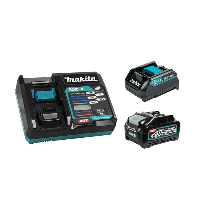 Makita T-04064, 40V MAX XGT Li-Ion 4.0 Ah Starter Kit