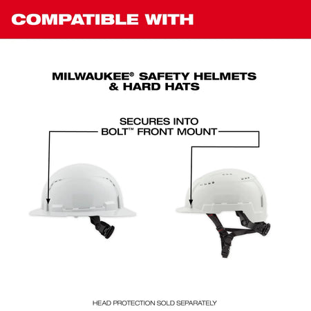 Milwaukee 48-73-1419, BOLT™ Eye Visor - Mirrored Dual Coat Lens (Compatible with Milwaukee® BOLT™ Safety Helmets & BOLT™ Hard Hats)